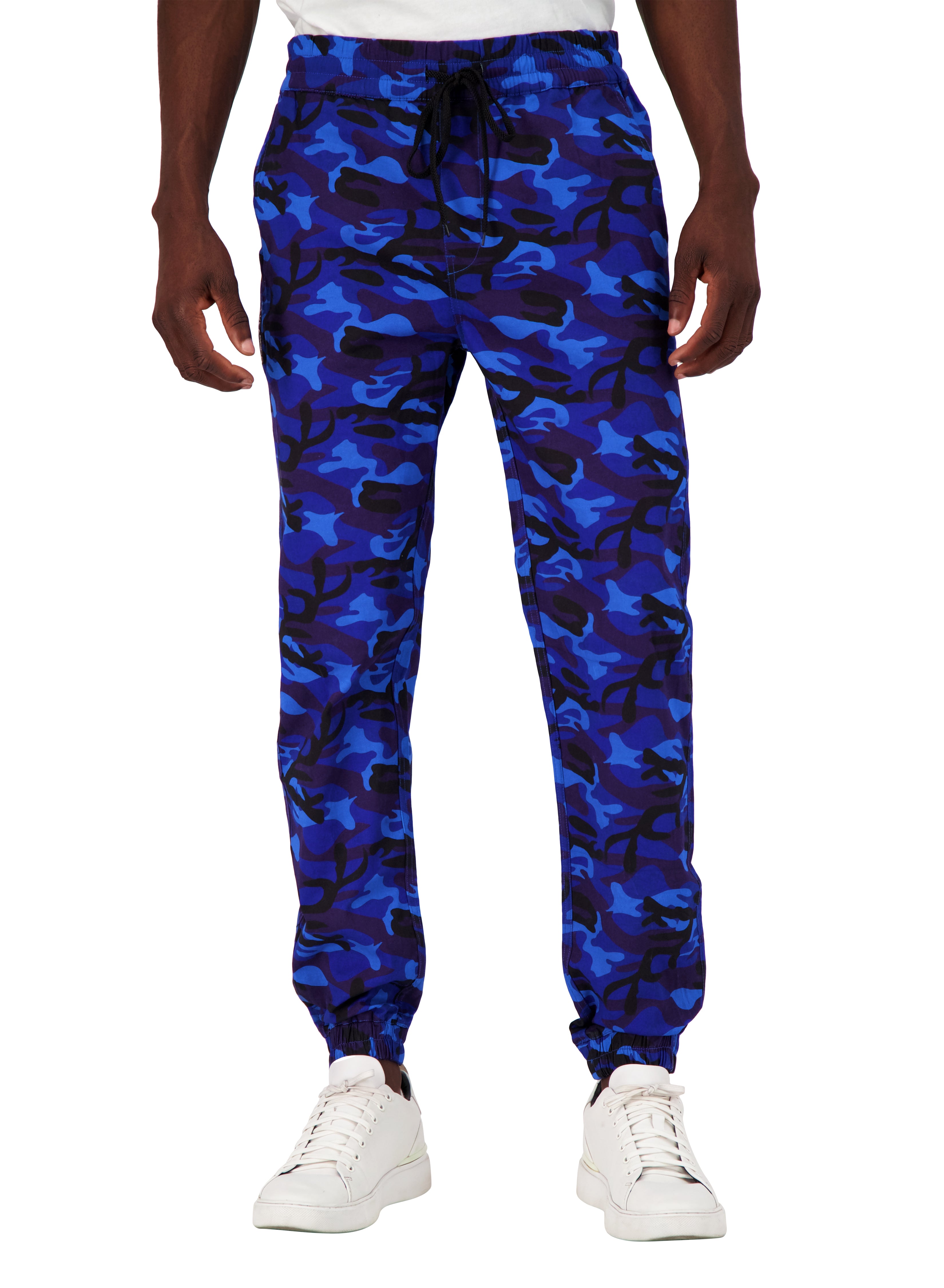 Camouflage Jogger Pants Blue - Camo Jogger Pants